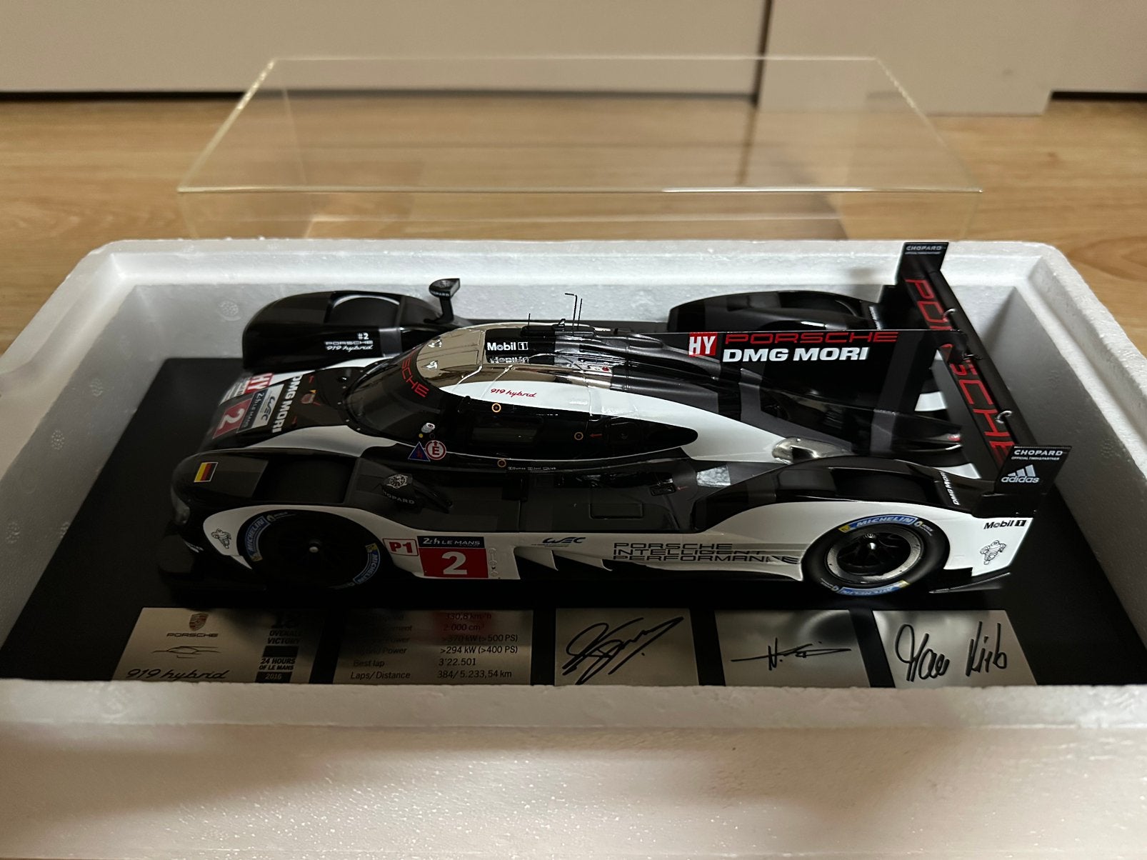 Spark 1:18 Porsche 919 Le Mans 2016, Ophalen of Verzenden, Zo goed als nieuw, Auto, Overige merken