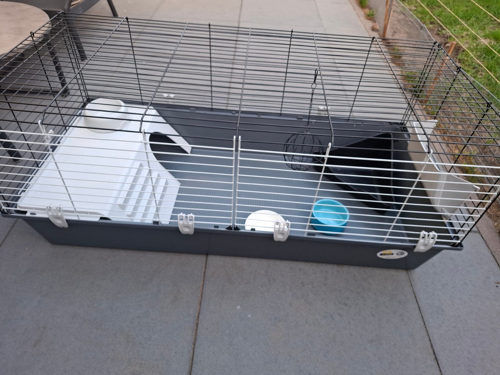 zgan cavia/konijnenhok Ferplast met toebehoren, 110 cm of meer, Cavia, Zo goed als nieuw, Hok