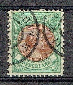 Nederland 1893 nr 45 Prinses Wilhelmina ROTTERDAM, Verzenden, Gestempeld, Koningshuis