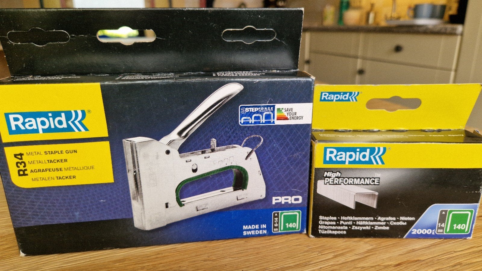Rapid R34 PRO Nietpistool met nietjes - Zo goed als nieuw, Ophalen of Verzenden, Zo goed als nieuw, Tacker/nietmachine, Overige merken