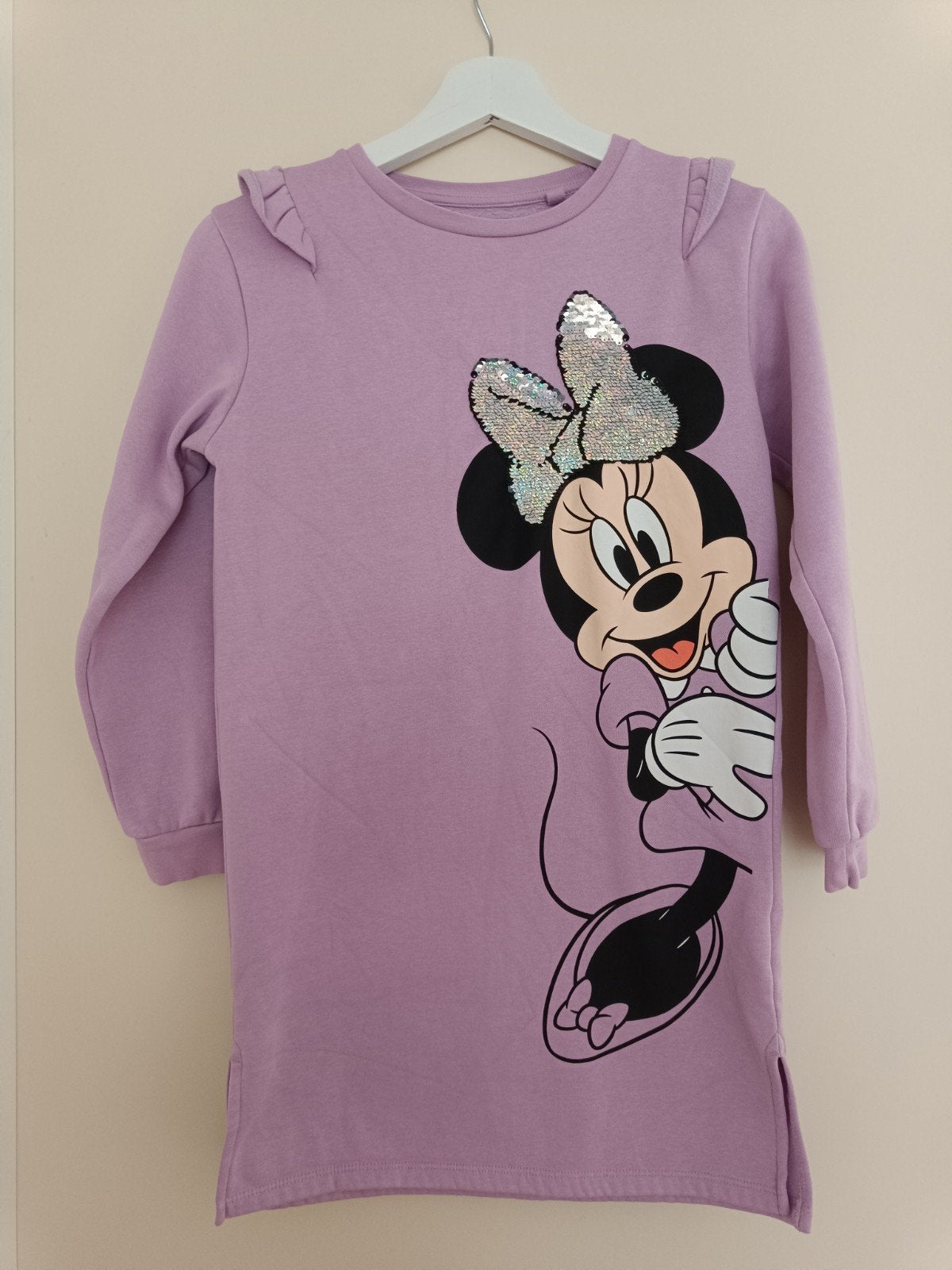 Minnie Mouse Disney sweater jurk maat 140, Ophalen of Verzenden, Zo goed als nieuw, Meisje, Jurk of Rok