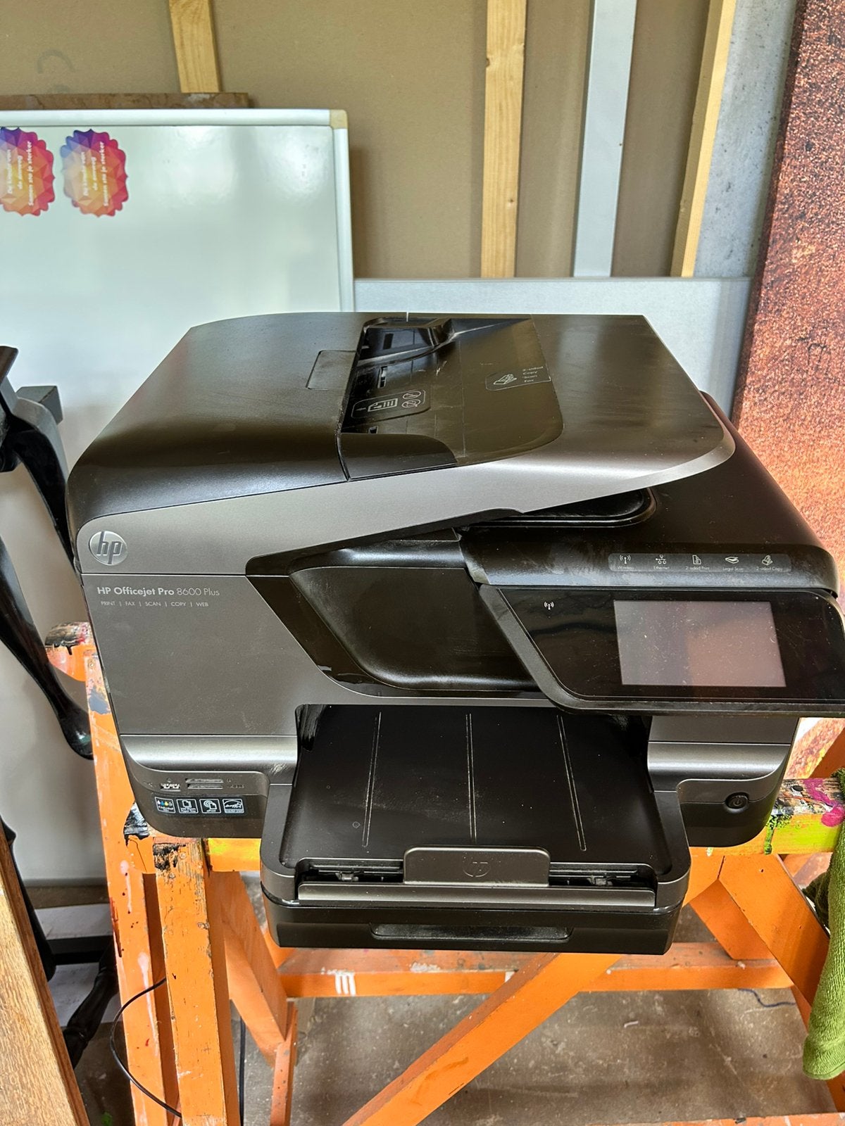 HP Officejet Pro 8600 Plus All-in-One Printer, Computers en Software, Printers, Ophalen, Gebruikt, Faxen, Inkjetprinter