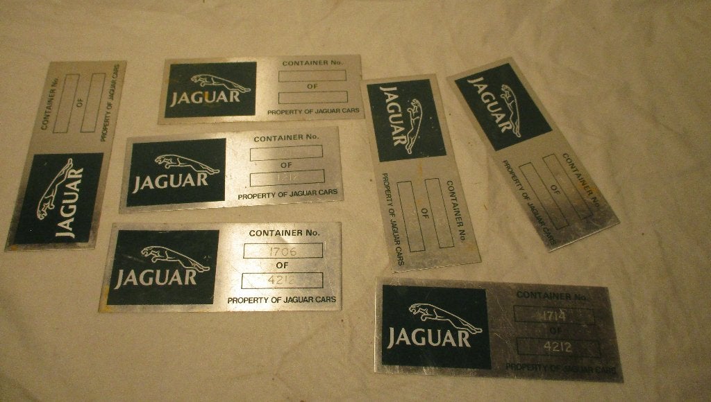 Jaguar container auto fabriek plaatjes, Ophalen of Verzenden, Auto's