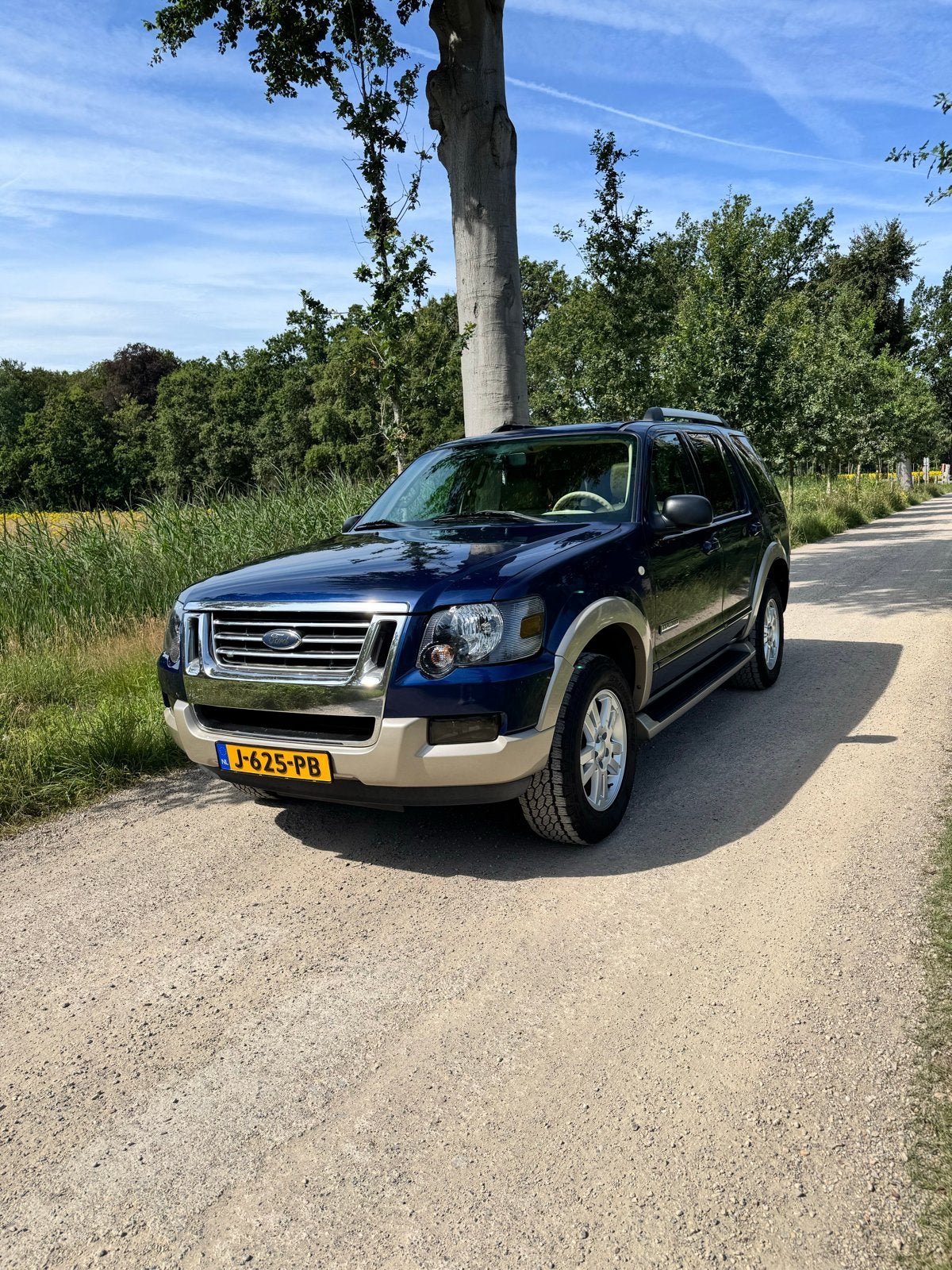 Ford Explorer 4.6 V8 Eddie Bauer Edition 2006, Automaat, Adaptive Cruise Control, 296 pk, Blauw
