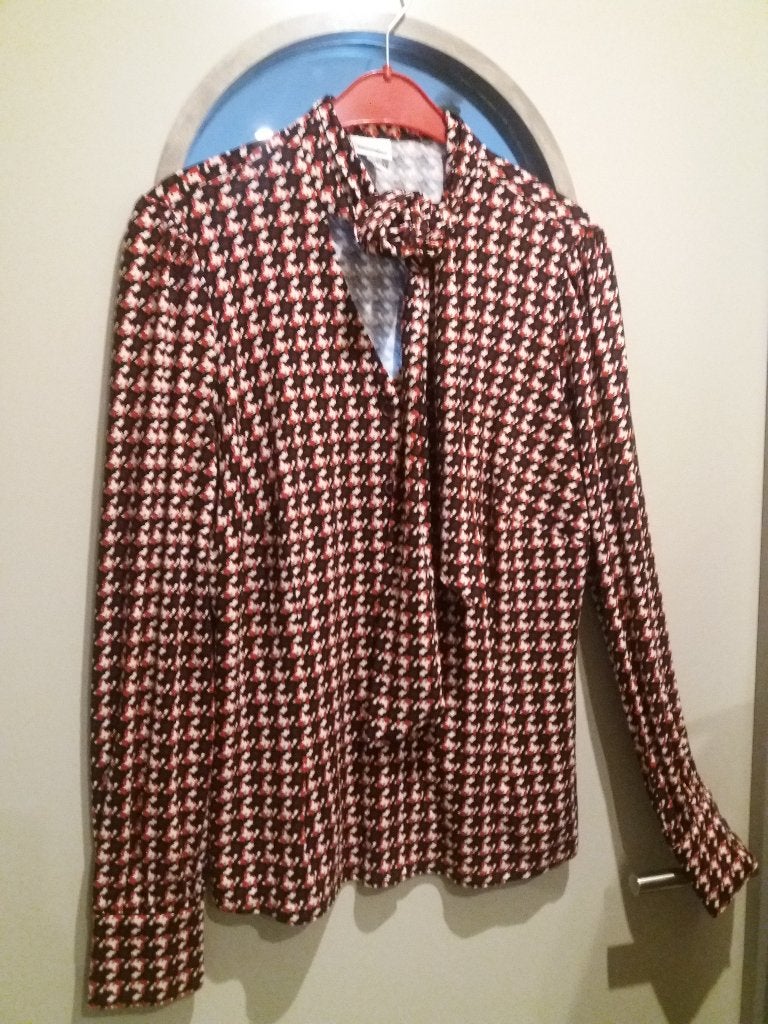 blouse 44, Mayerline, stretch, Belgische mode, Kleding | Dames, Mayerline, Maat 42/44 (L), Ophalen of Verzenden, Zo goed als nieuw