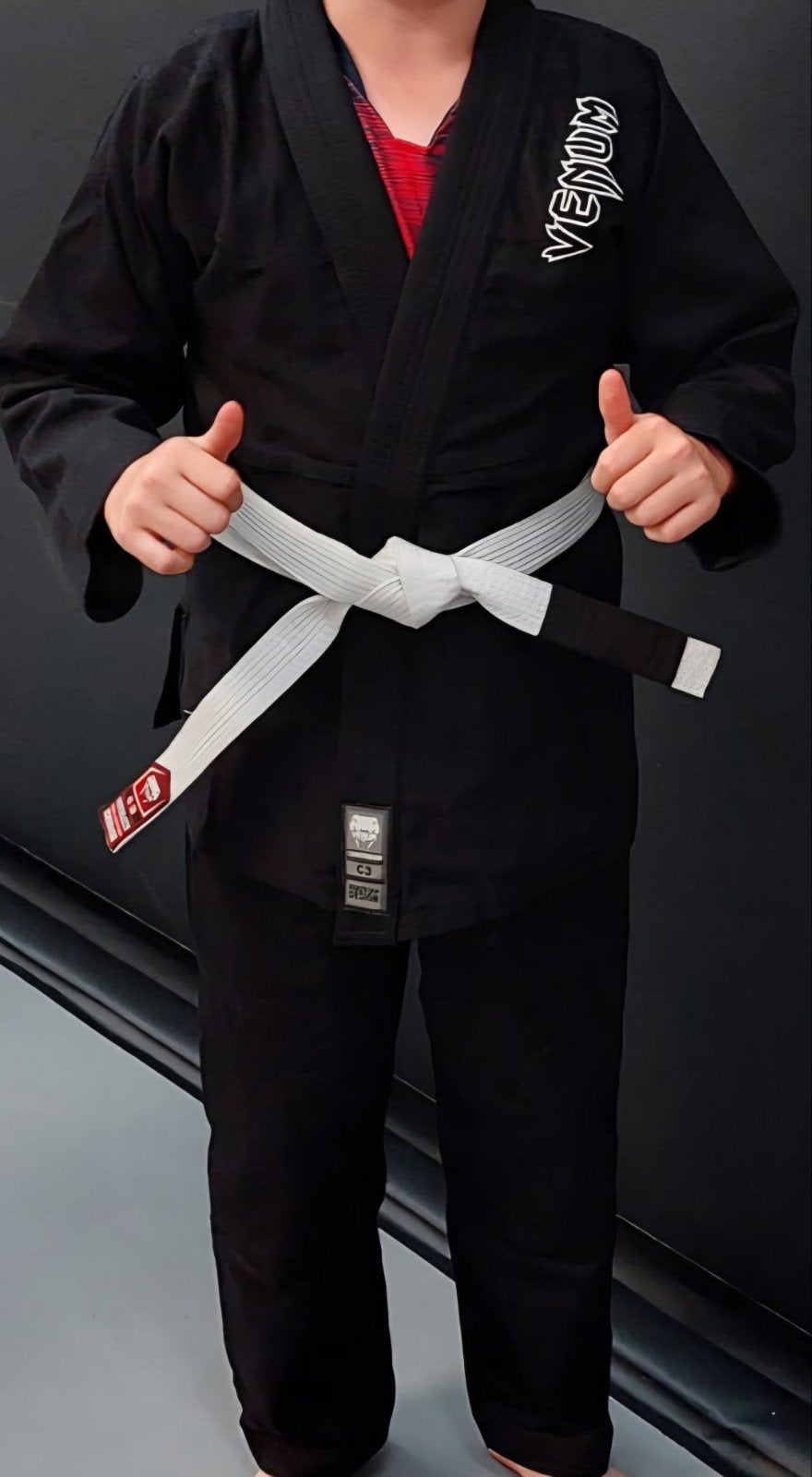 Venum BJJ GI maat C3 - Zwart Jiu-Jitsu pak, Maat XS of kleiner, Vechtsportpak, Ophalen of Verzenden, Zo goed als nieuw