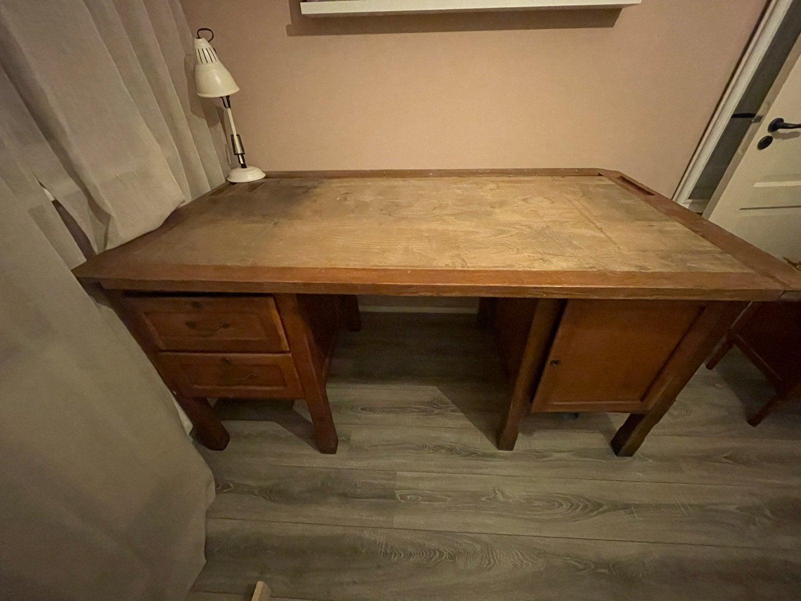 Vintage architectentafel / tekentafel - massief hout, Ophalen, Overige typen, Gebruikt, Hout