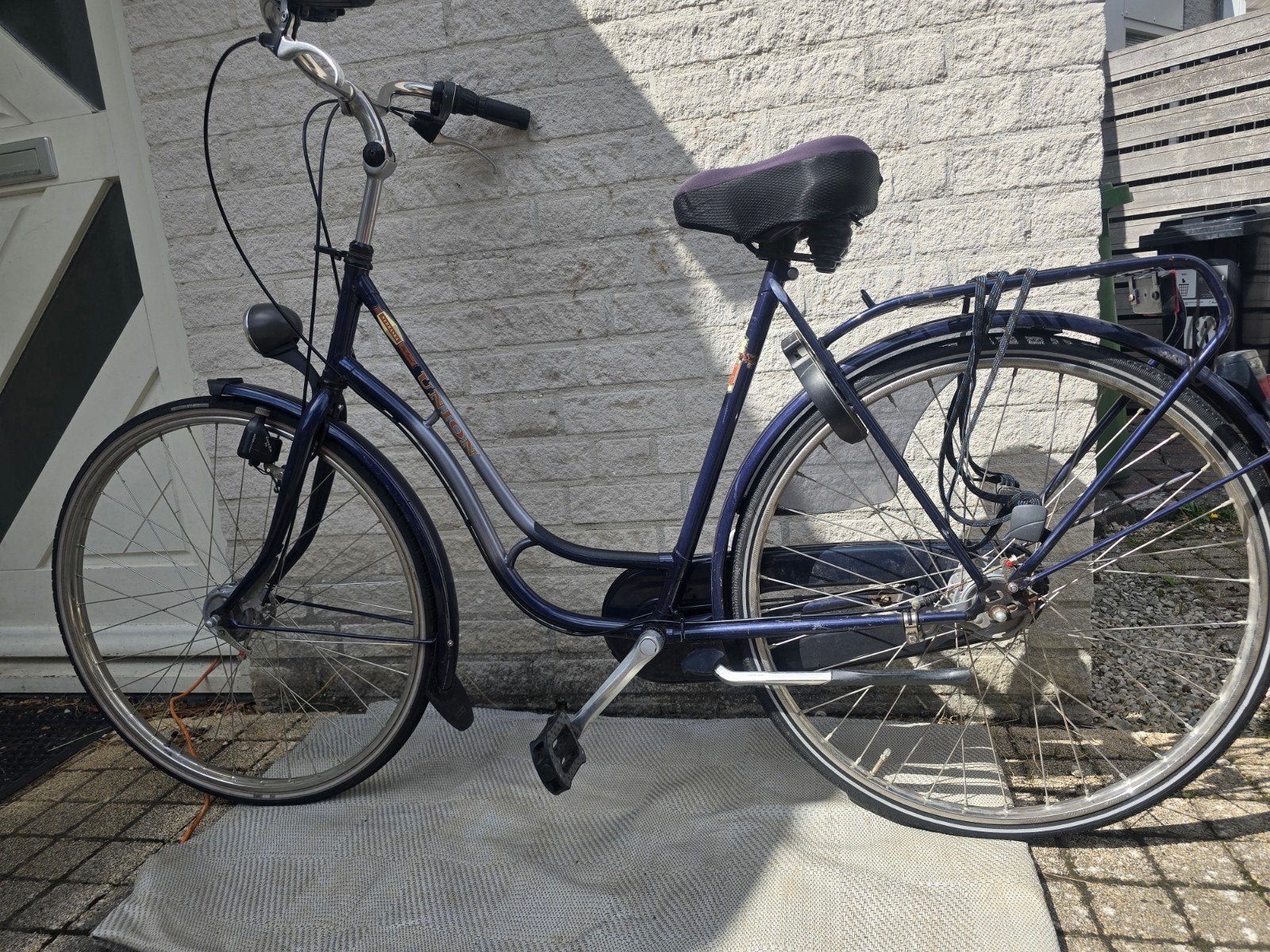 Degelijk Union Nebraska damesfiets, Trommelrem, Ophalen, Overige merken, Gebruikt