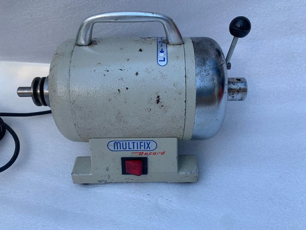 Multifix Record Motor – zware professionele (Bergeon), Ophalen, Gebruikt, Metaaldraaibank