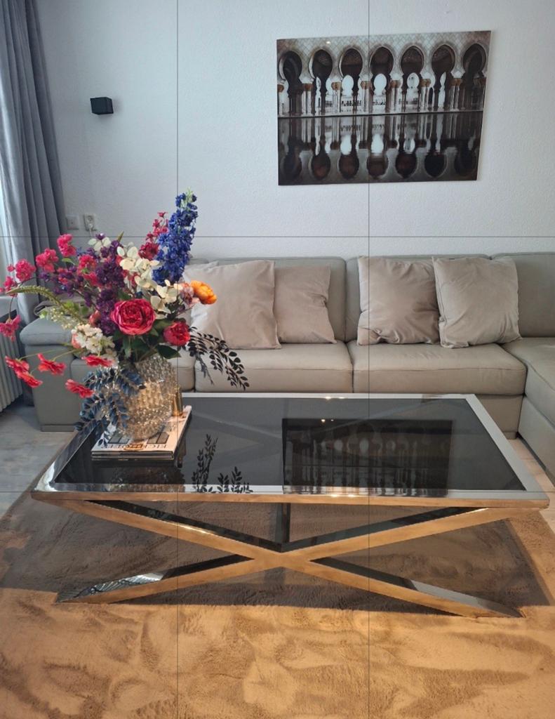 **SALONTAFEL **, Zo goed als nieuw, 150 tot 200 cm, Rechthoekig, 50 tot 100 cm