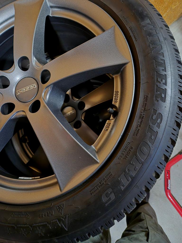 Dezent Velgen + Dunlop Winterbanden, Motoren, Ophalen, Zo goed als nieuw