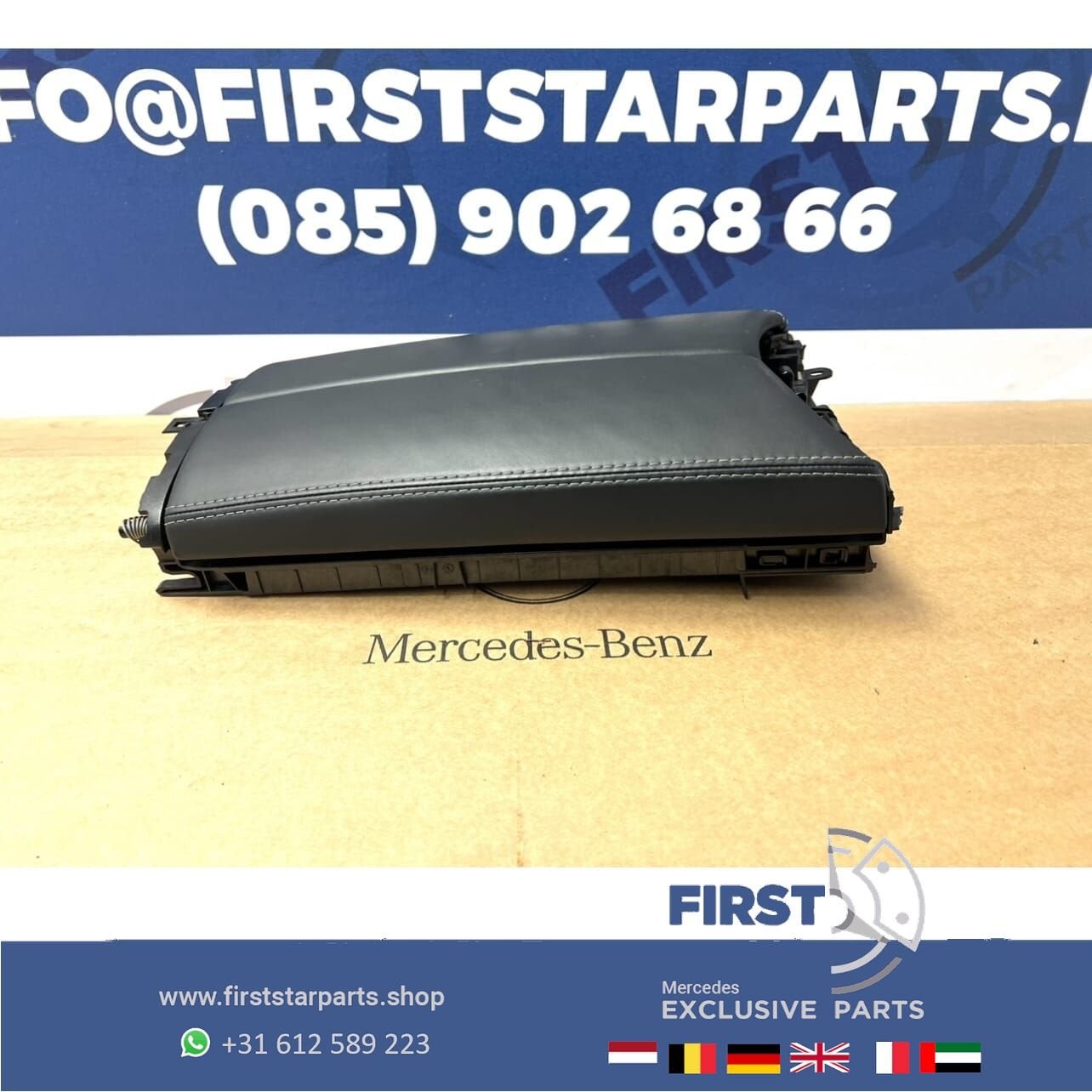 ARMSTEUN W205 C W213 E W253 GLC KLASSE ORIGINEEL LEER MIDDEN, Auto-onderdelen, Interieur en Bekleding, Gebruikt, -, Ophalen of Verzenden
