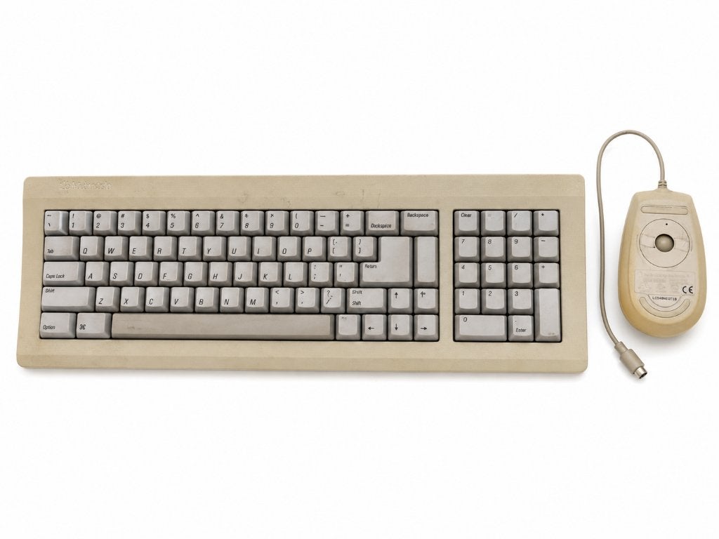 Origineel Apple Macintosh toetsenbord met ADB-balmuis, Computers en Software, Ophalen of Verzenden, Apple Macintosh