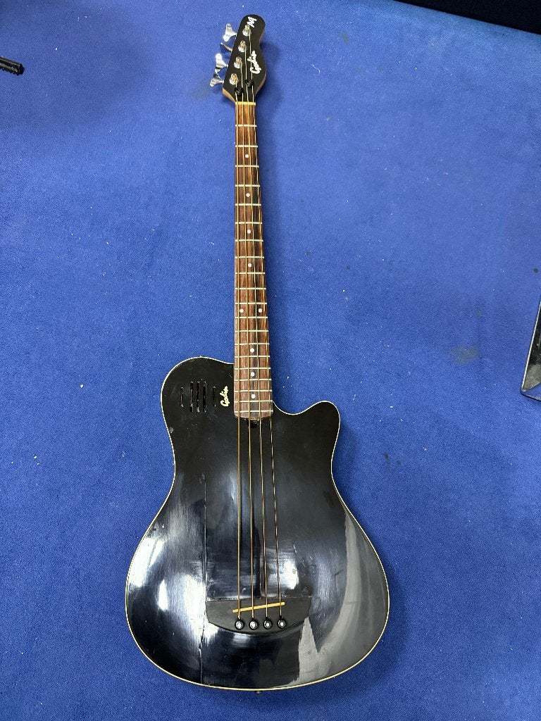Godin A4 Acoustische basgitaar electrisch incl. koffer, Ophalen, Gebruikt, Semi-akoestisch