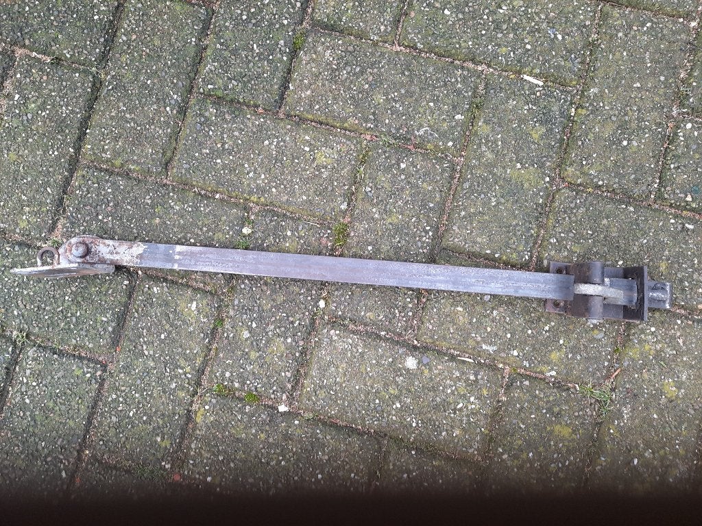 Oude originele schuurdeur vastzetter deurstop, Doe-het-zelf en Verbouw, Ophalen of Verzenden, Gebruikt, Buitendeur, 200 tot 215 cm