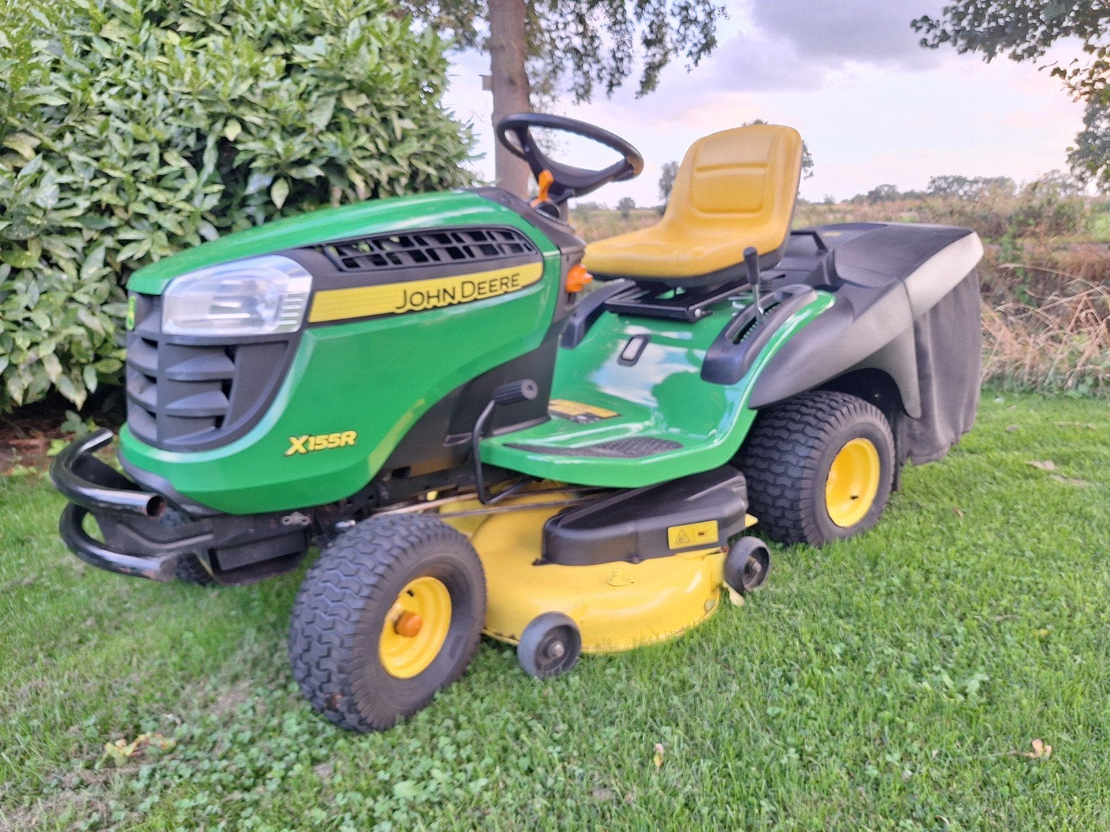zitmaaier John Deere X155R, Ophalen of Verzenden, Gebruikt
