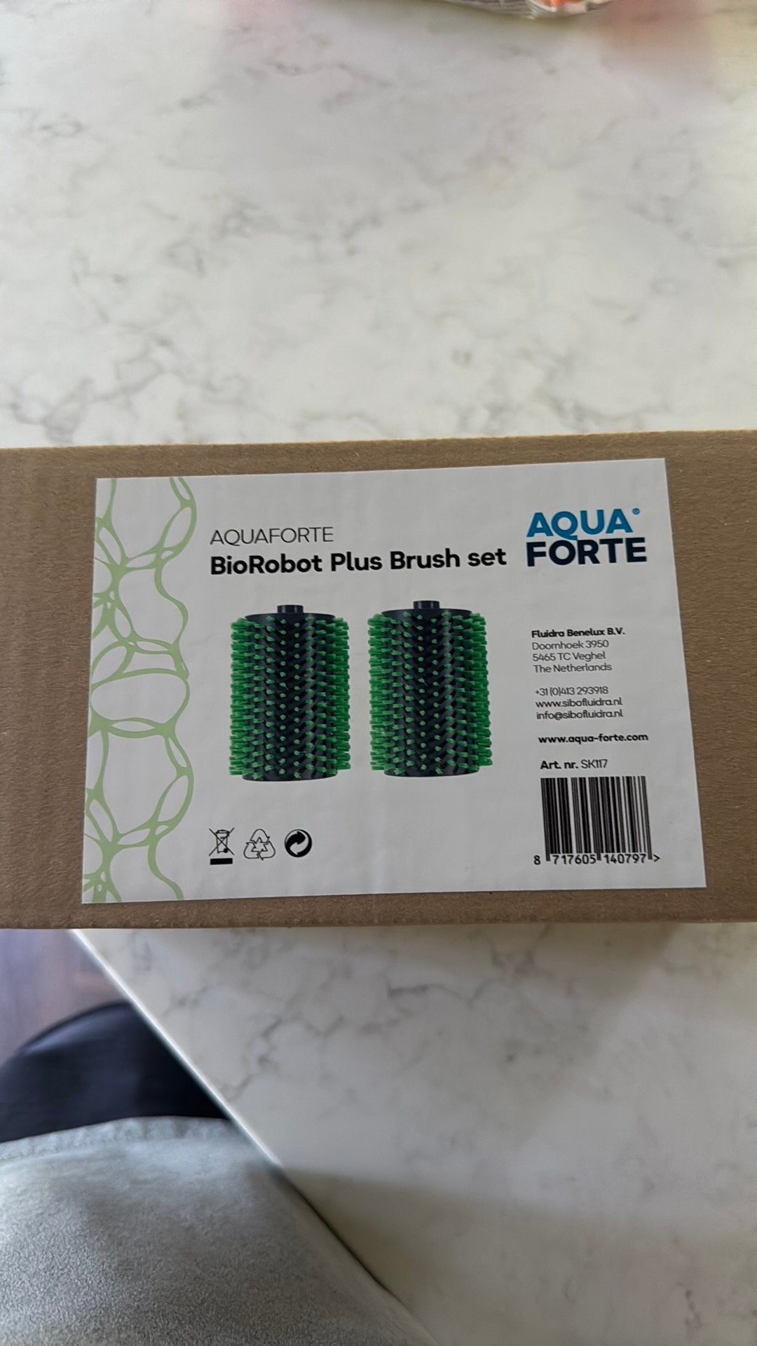 Aquaforte biorobot plus brush set, Ophalen, Nieuw