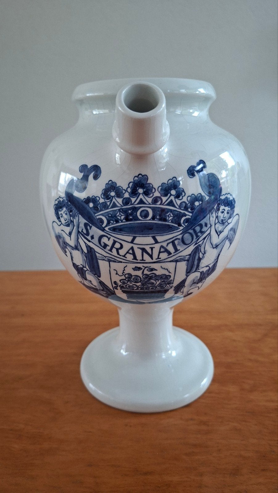 Antieke apothekerskan 'S. Granator' - Handgeschilderd, Ophalen of Verzenden