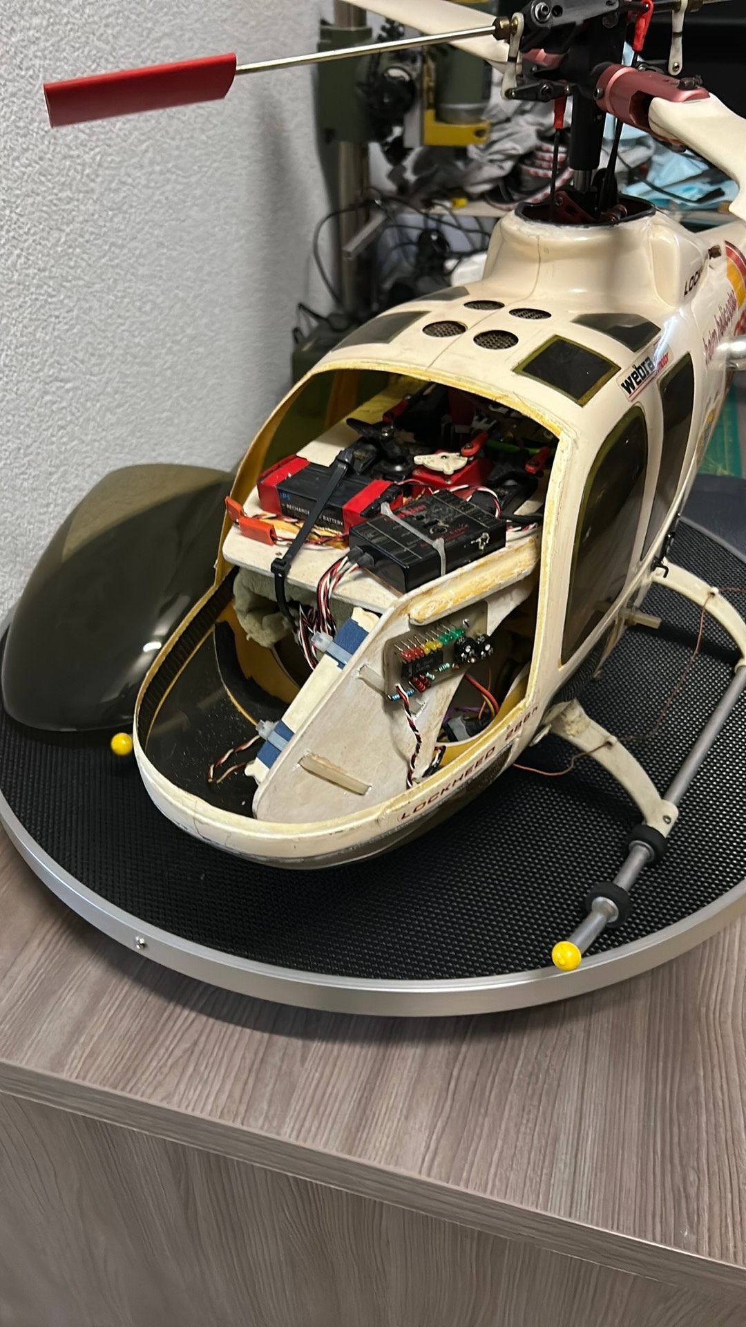 Graupner vario lockheed rc heli vintage, Ophalen, Zo goed als nieuw