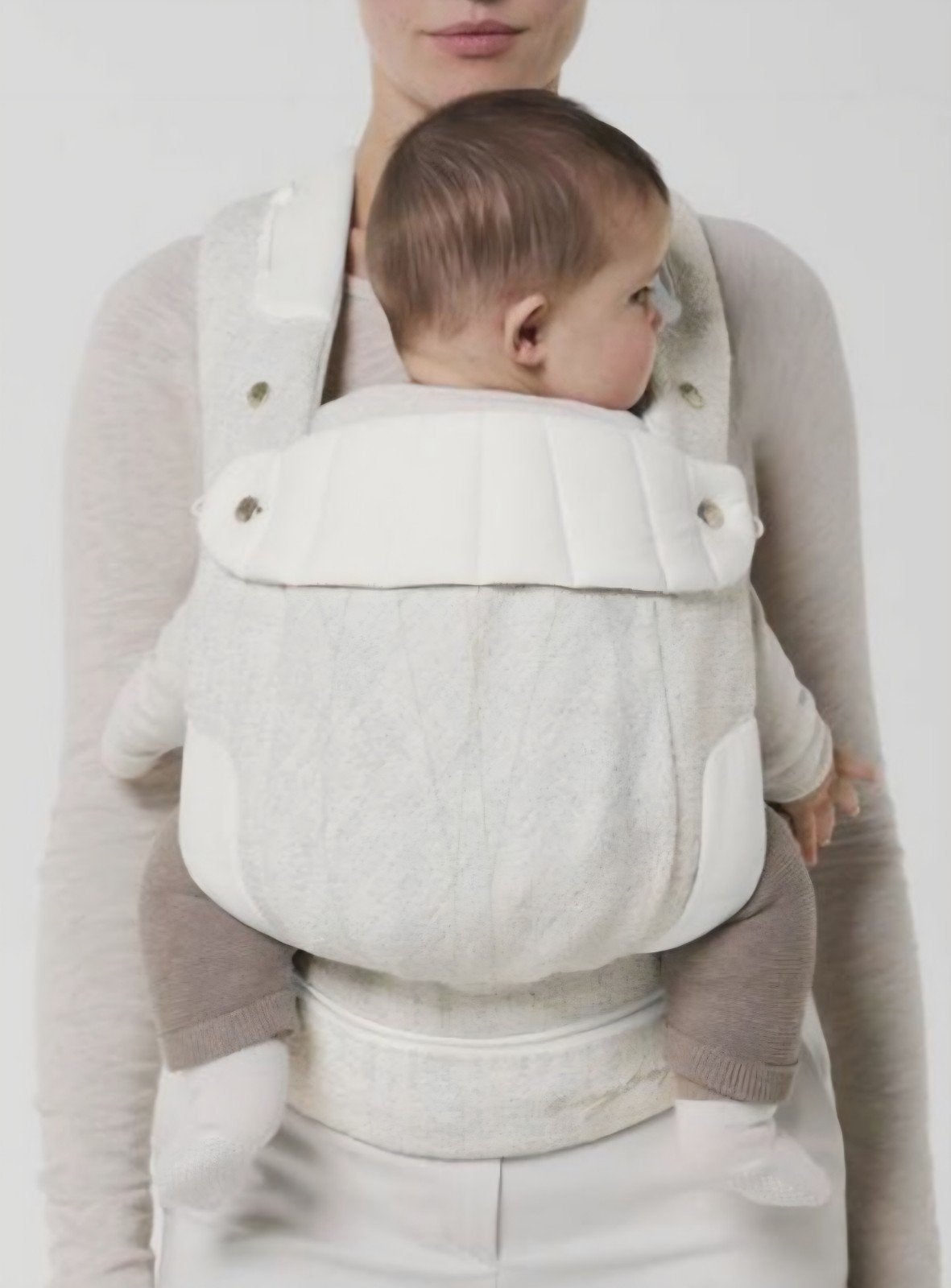 Cybex coya carrier boucle draagzak cream white wit baby, Ophalen of Verzenden, Nieuw, Draagzak, Overige merken