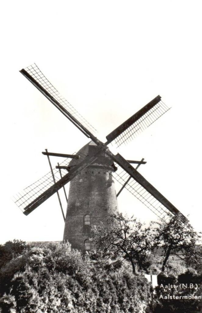 Aalst. Aalstermolen 1971, Ophalen, 1960 tot 1980, Ongelopen, Noord-Brabant