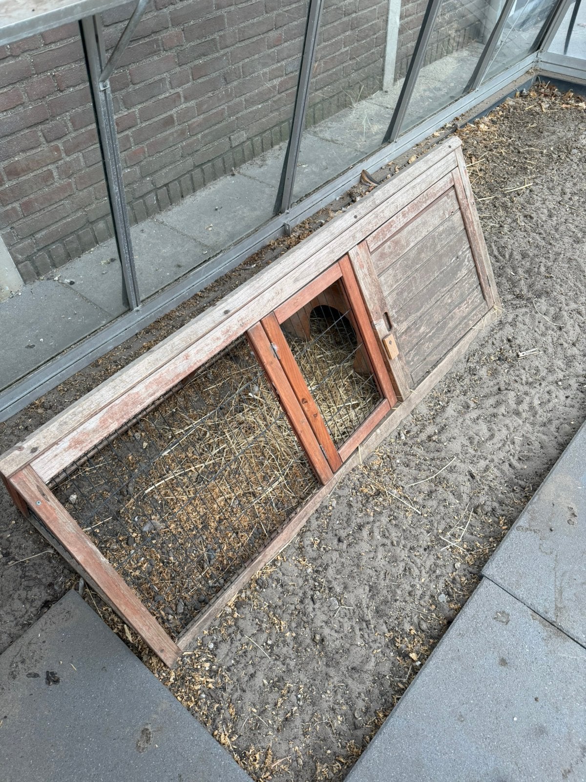 Konijnenhok/ kuiken ren, Dieren en Toebehoren, Ophalen, Gebruikt, 110 cm of meer, Hok