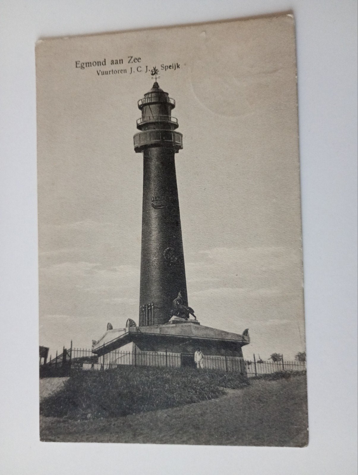 Egmond aan Zee Vuurtoren, Ophalen of Verzenden, Voor 1920, Gelopen, Noord-Holland