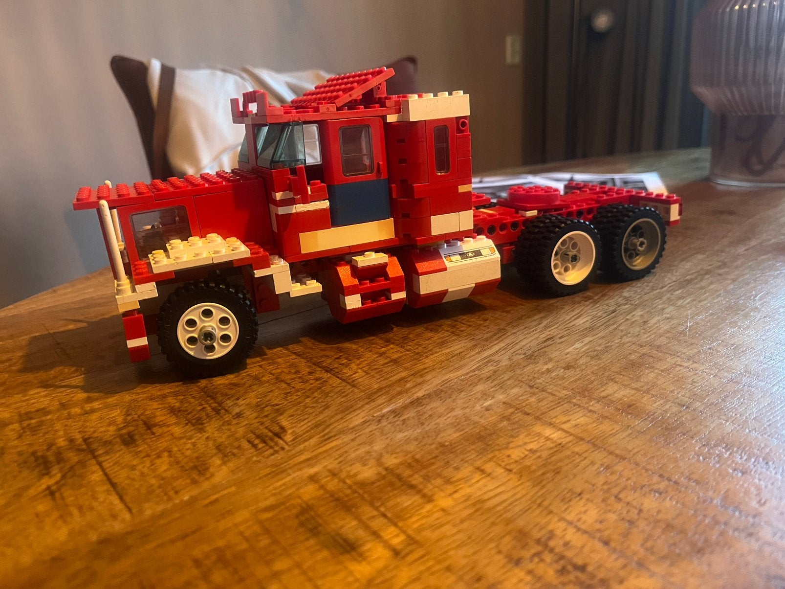 Lego modelteam 5580 in rood wit, Ophalen of Verzenden, Zo goed als nieuw