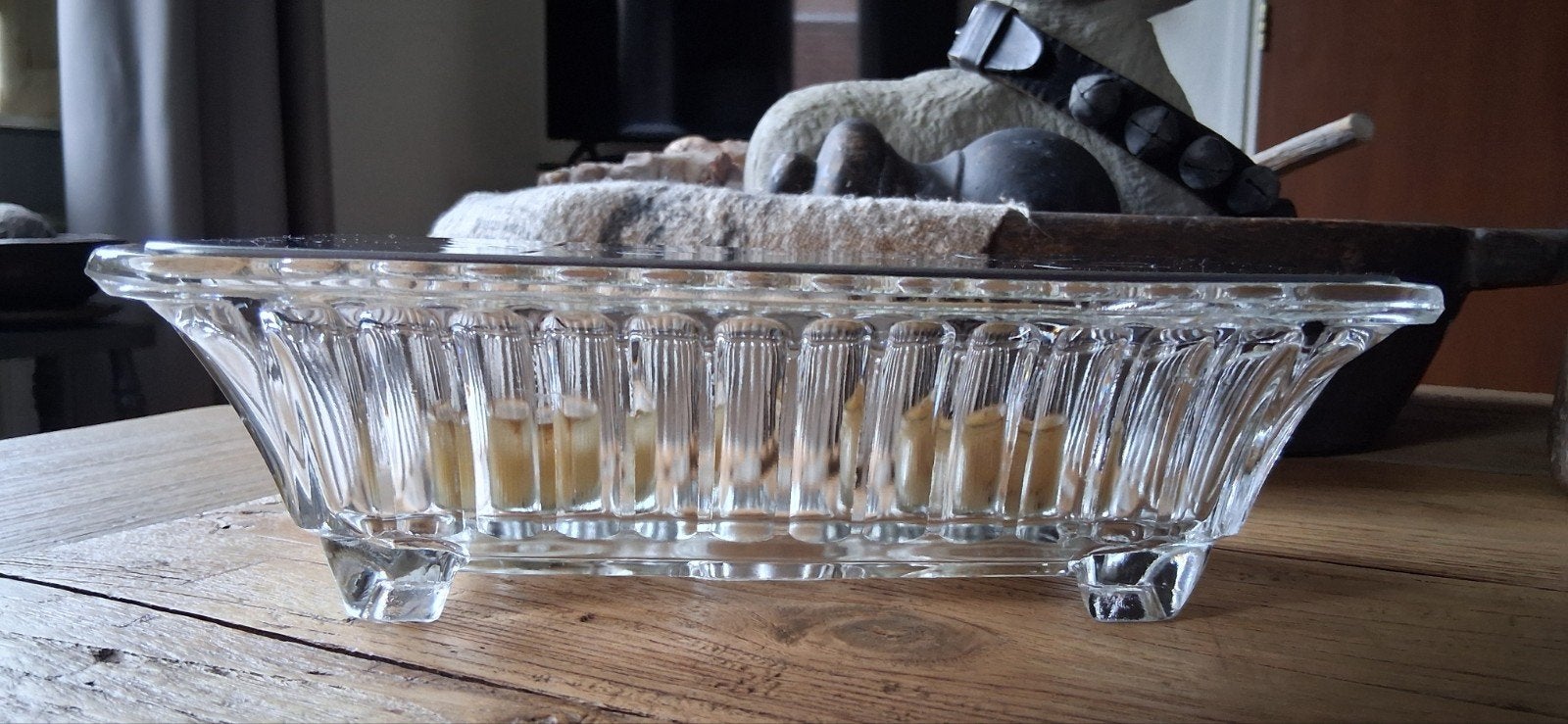 Rechaud glas, Ophalen, Gebruikt, Glas