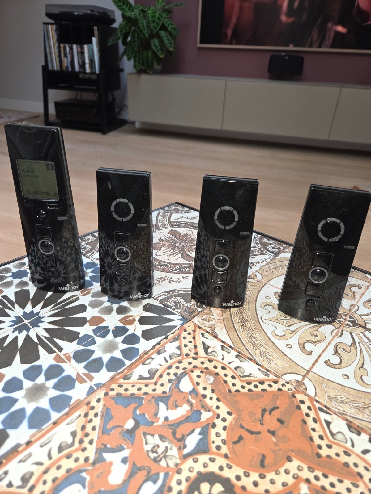 Weinor afstandsbedieningen (4 stuks), Ophalen, Gebruikt, Origineel, Met display