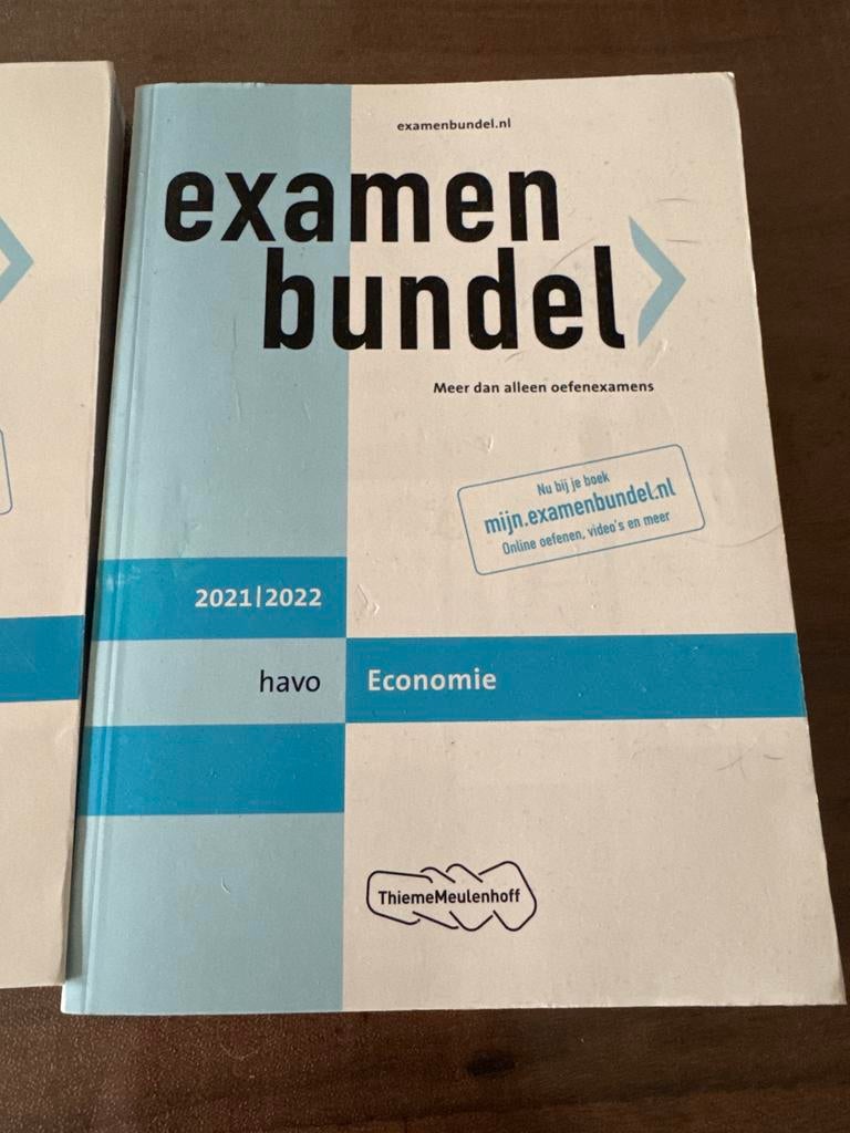 Examenbundel & Samengevat HAVO Economie/Bedrijfseconomie 202, Ophalen of Verzenden, Zo goed als nieuw, HAVO, Economie