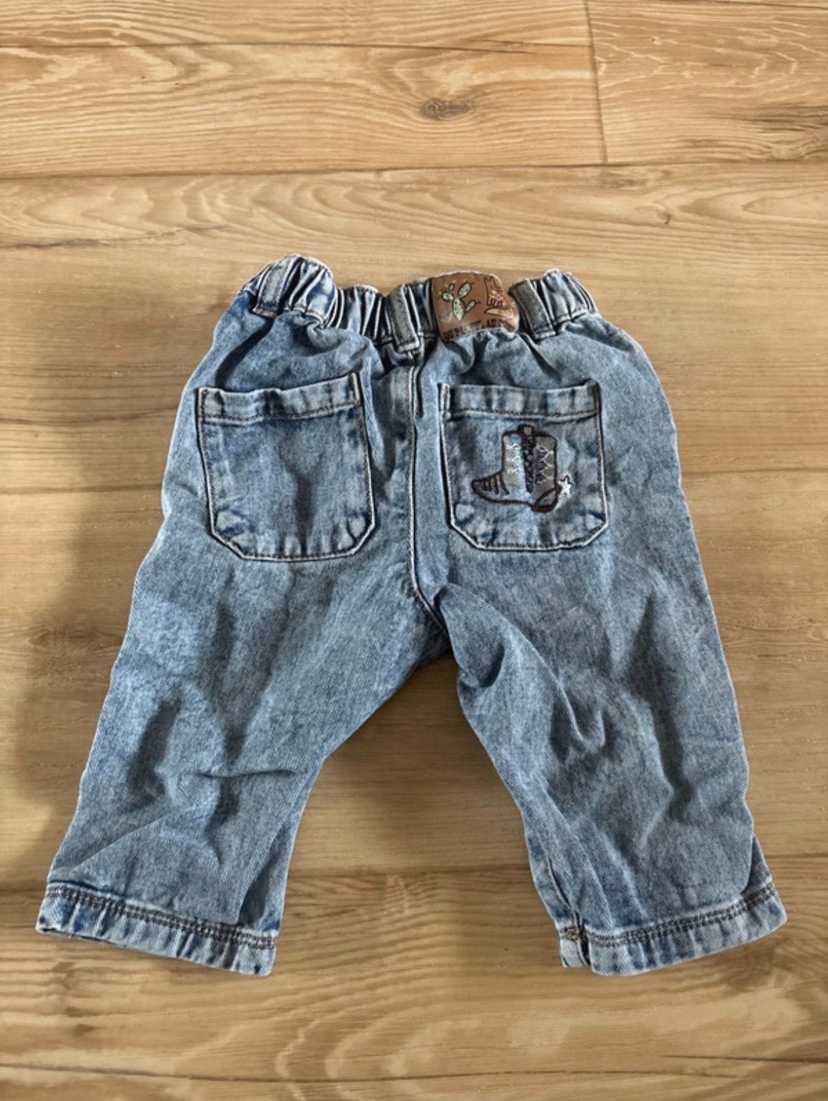 Spijkerbroek van Du Pareil au Même, Kinderen en Baby's, Babykleding | Maat 74, Ophalen, Zo goed als nieuw, Jongetje of Meisje