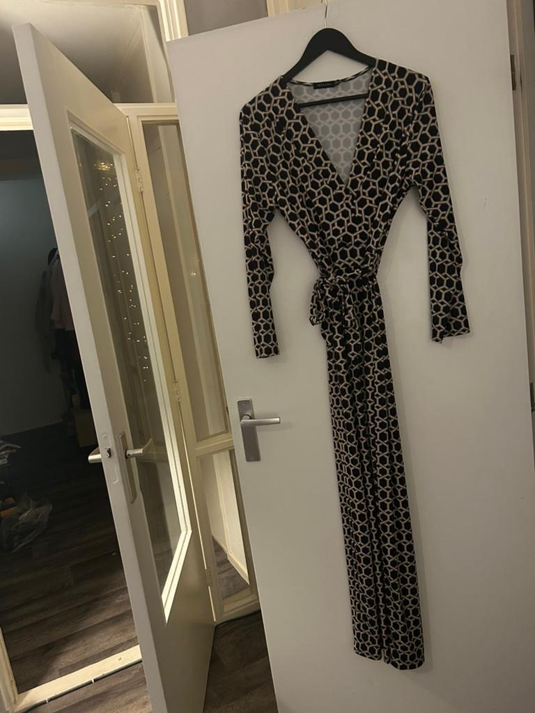 Pescara jumpsuit zwart/bruin, maat XXL, Kleding | Dames, Ophalen of Verzenden, Nieuw, Maat 46/48 (XL) of groter, Zwart