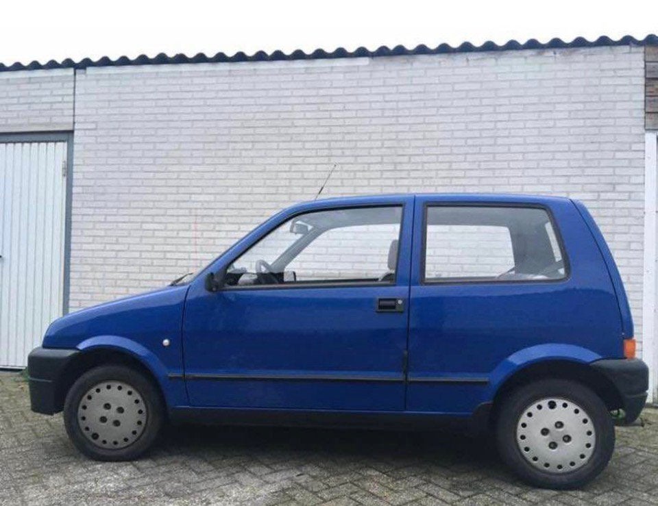 Fiat 55 / Cinquecento 900 cc ,1998 Blauw, Auto's, Fiat, Voorwielaandrijving, Stof, Handgeschakeld, Particulier