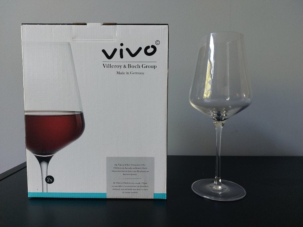 Vivo - wijnglazen rood - AH-actie (8 dozen x 2 stuks), Ophalen, Glas of Glazen, Villeroy & Boch, Nieuw
