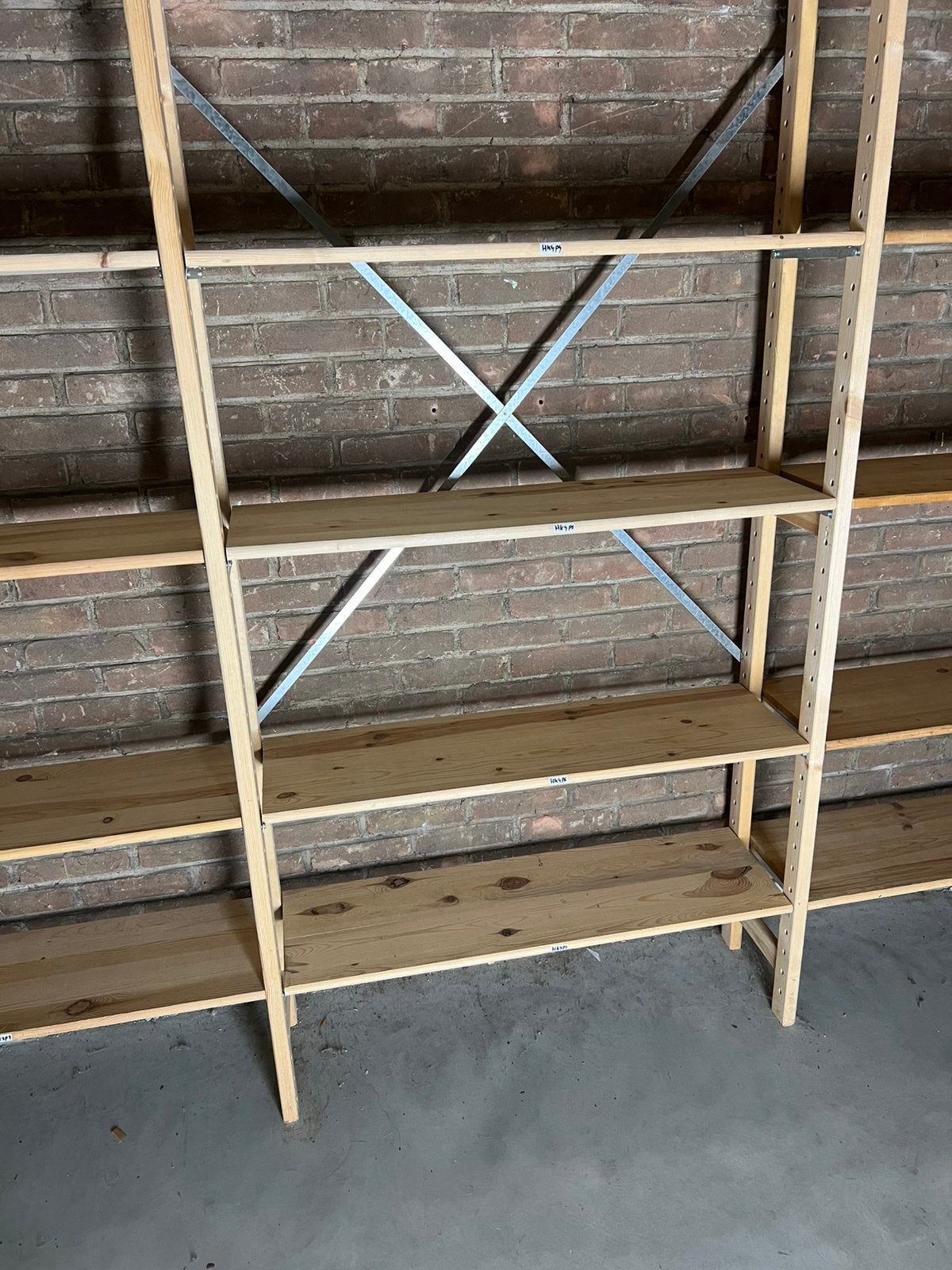 Houten Lumia stellingen 240x40, Ophalen, Zo goed als nieuw