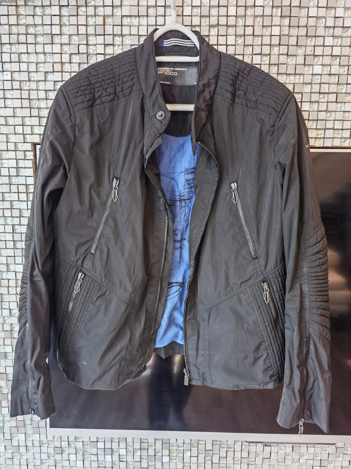 origineel porsche design jasje / porsche design vest P'1000, Maat 48/50 (M), Zwart, Ophalen of Verzenden, Zo goed als nieuw