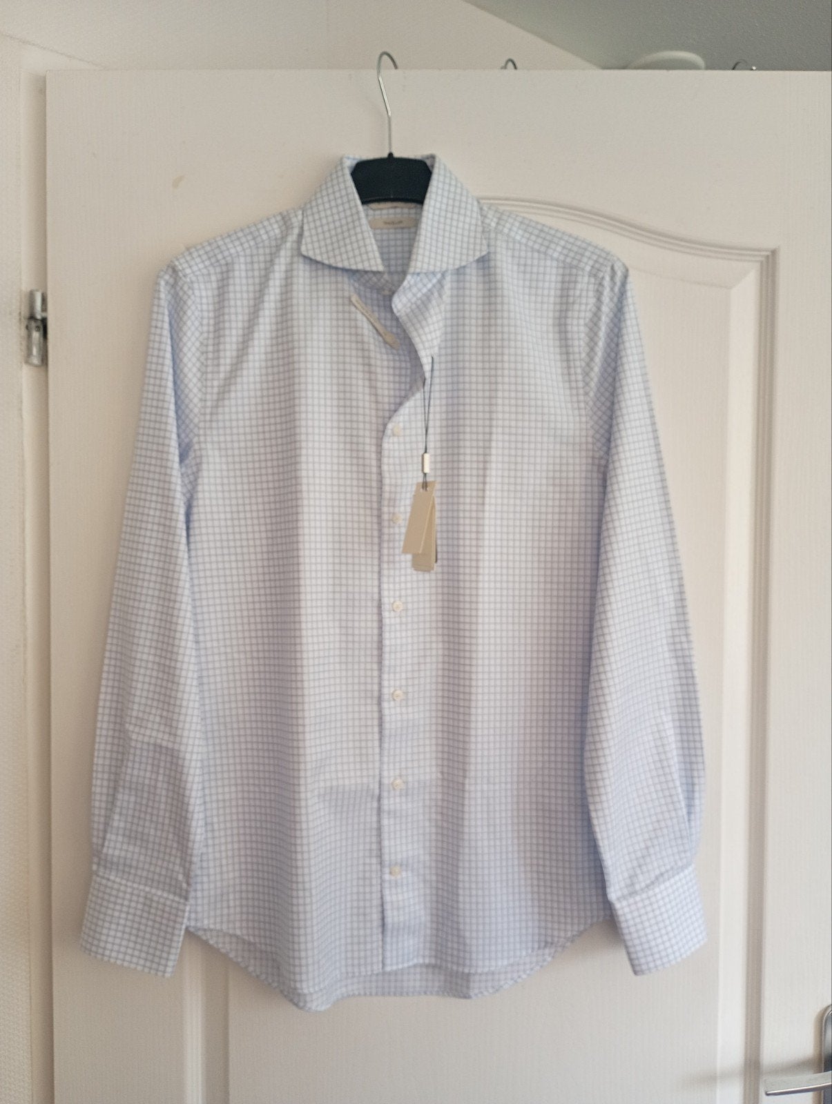 Nieuw met kaartjes suitsupply traveller overhemd, Kleding | Heren, Blauw, Halswijdte 38 (S) of kleiner, Nieuw, Ophalen of Verzenden