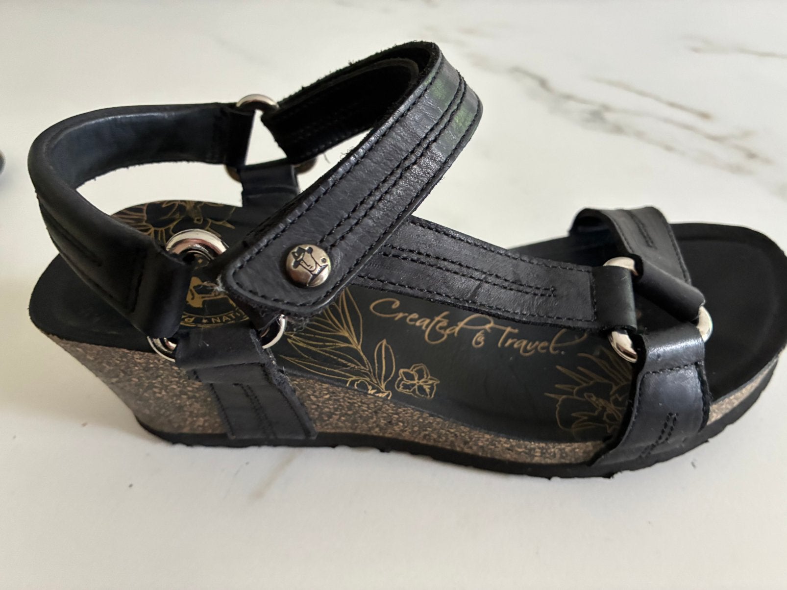 Panama Jack sandalen maat 37, Ophalen of Verzenden, Zo goed als nieuw, Zwart, Sandalen of Muiltjes