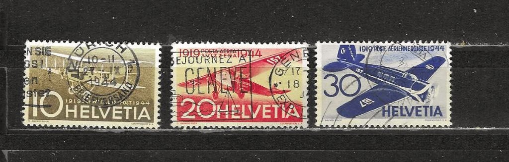 Zwitserland 435-437, Postzegels en Munten, Postzegels | Europa | Zwitserland, Ophalen of Verzenden, Gestempeld