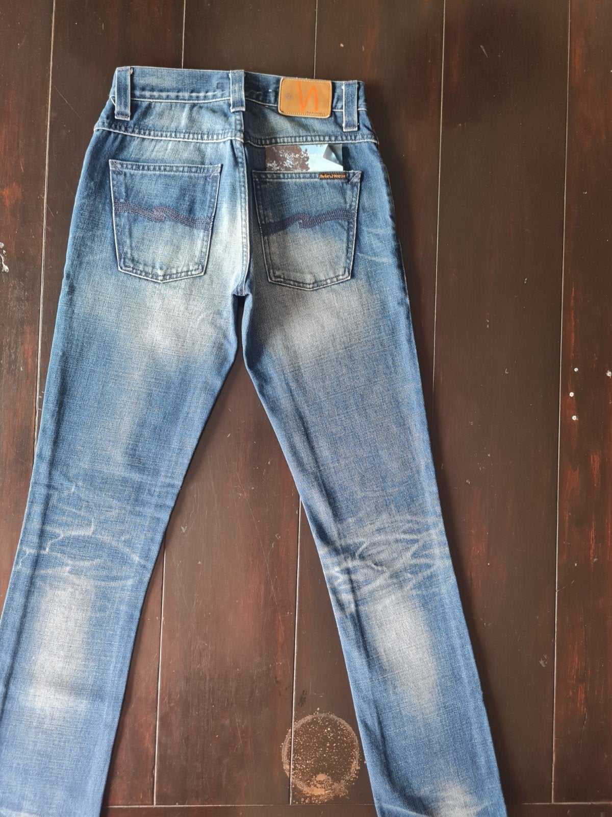 NIEUWE NUDIE GRIM TIM SLIM TAPERED JEANS SIZE 28/32!!, Nudie Jeans, Blauw, Nieuw, W32 (confectie 46) of kleiner