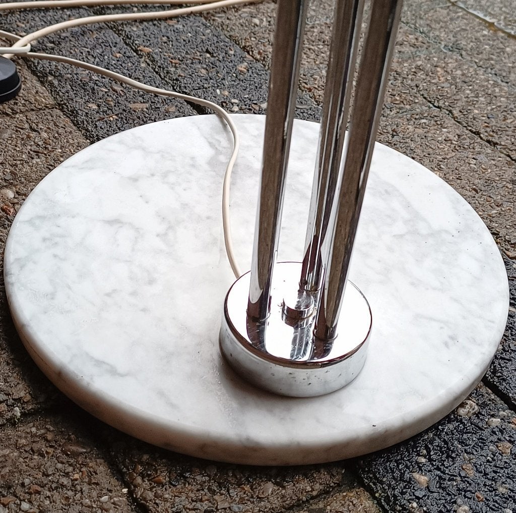 vintage vloerlamp in de stijl van Goffredo Reggiani, Ophalen, E14 (klein), Overige materialen, Zo goed als nieuw