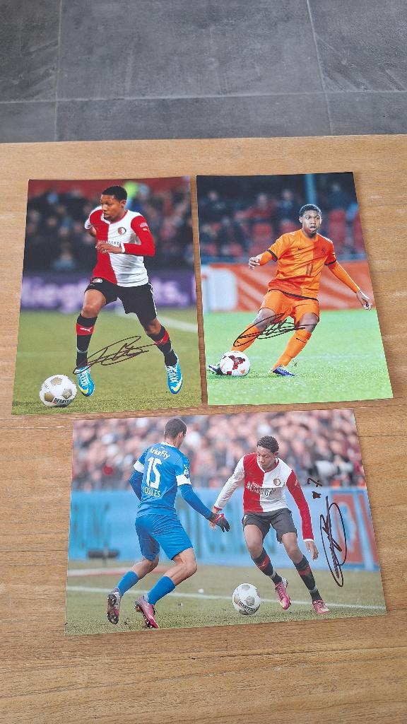 Foto 20x30 cm met handtekening; JP Boetius # Feyenoord, Ophalen of Verzenden, Nieuw, Feyenoord, Overige typen