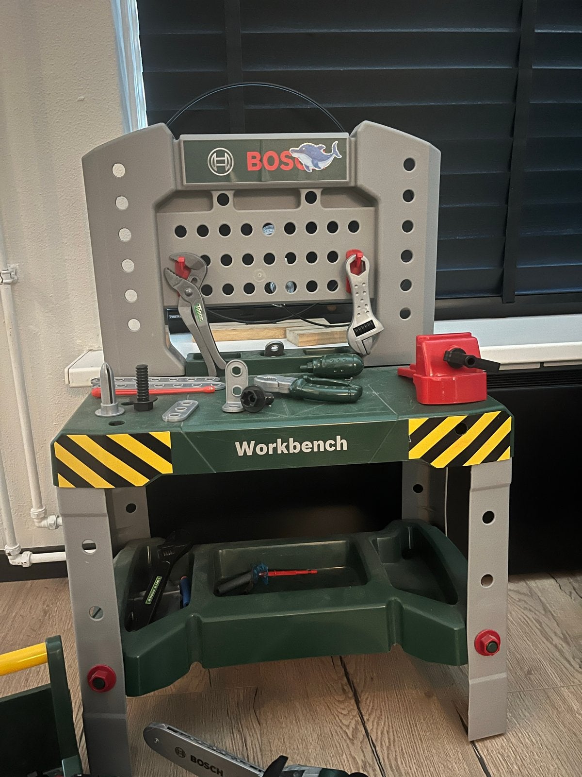 Bosch Kinder Werkbank met Gereedschap - Complete Set, Kinderen en Baby's, Ophalen of Verzenden, Gebruikt, Jongen of Meisje