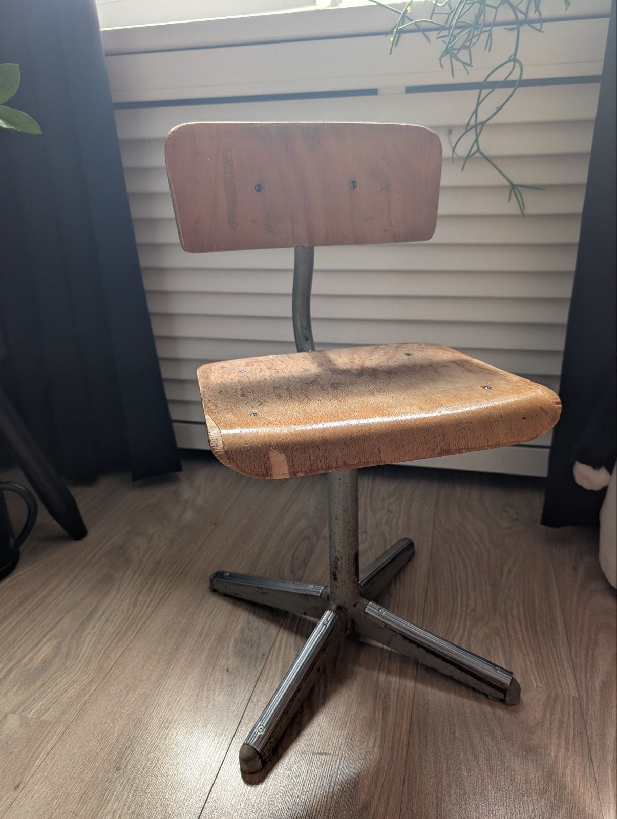Vintage schoolstoel - Marko - met karakter, Ophalen, Gebruikt, Stoel(en)