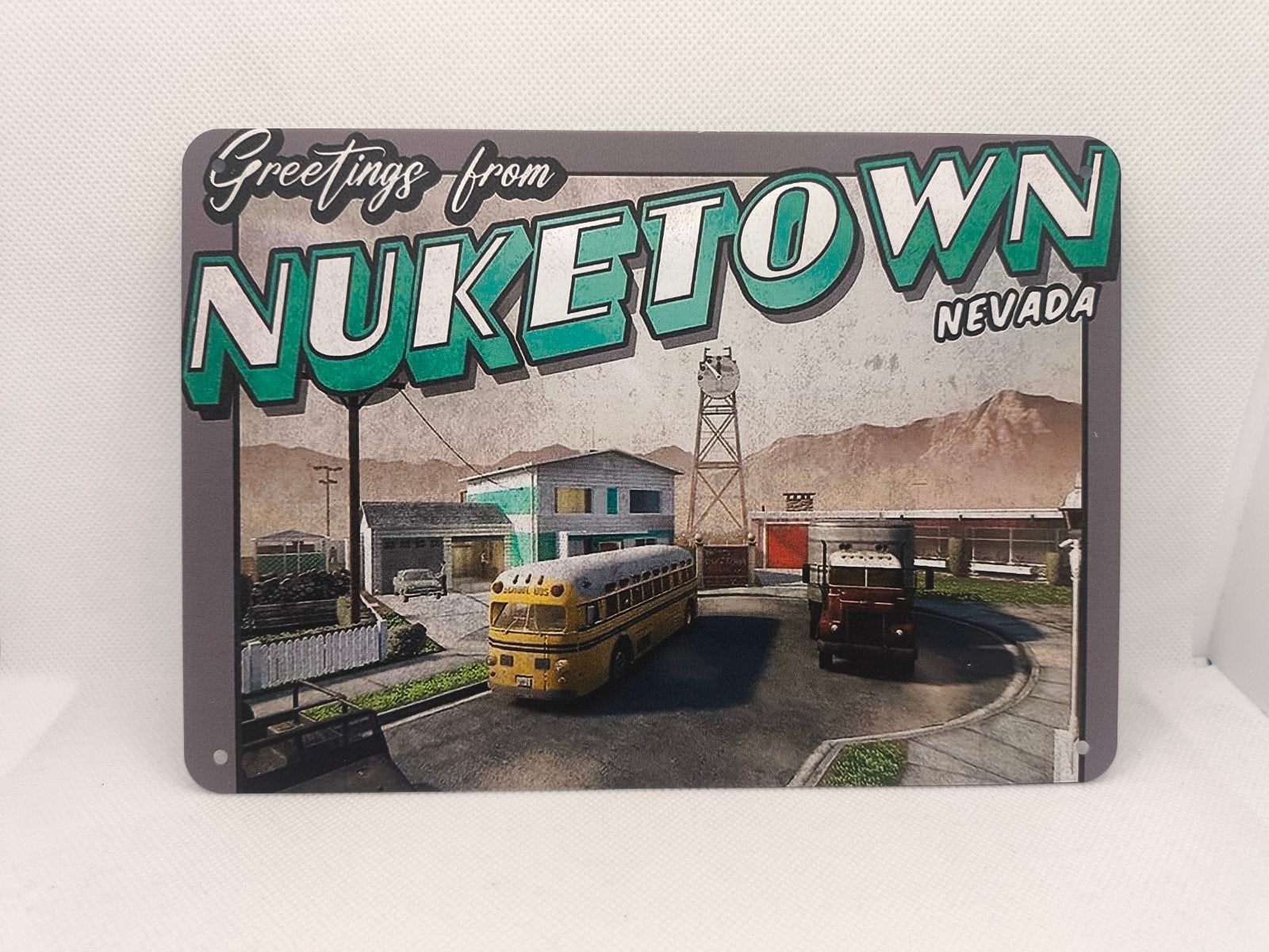 Leuke metalen poster call of Duty nuketown poster - nieuw, Verzamelen, Posters, Ophalen of Verzenden
