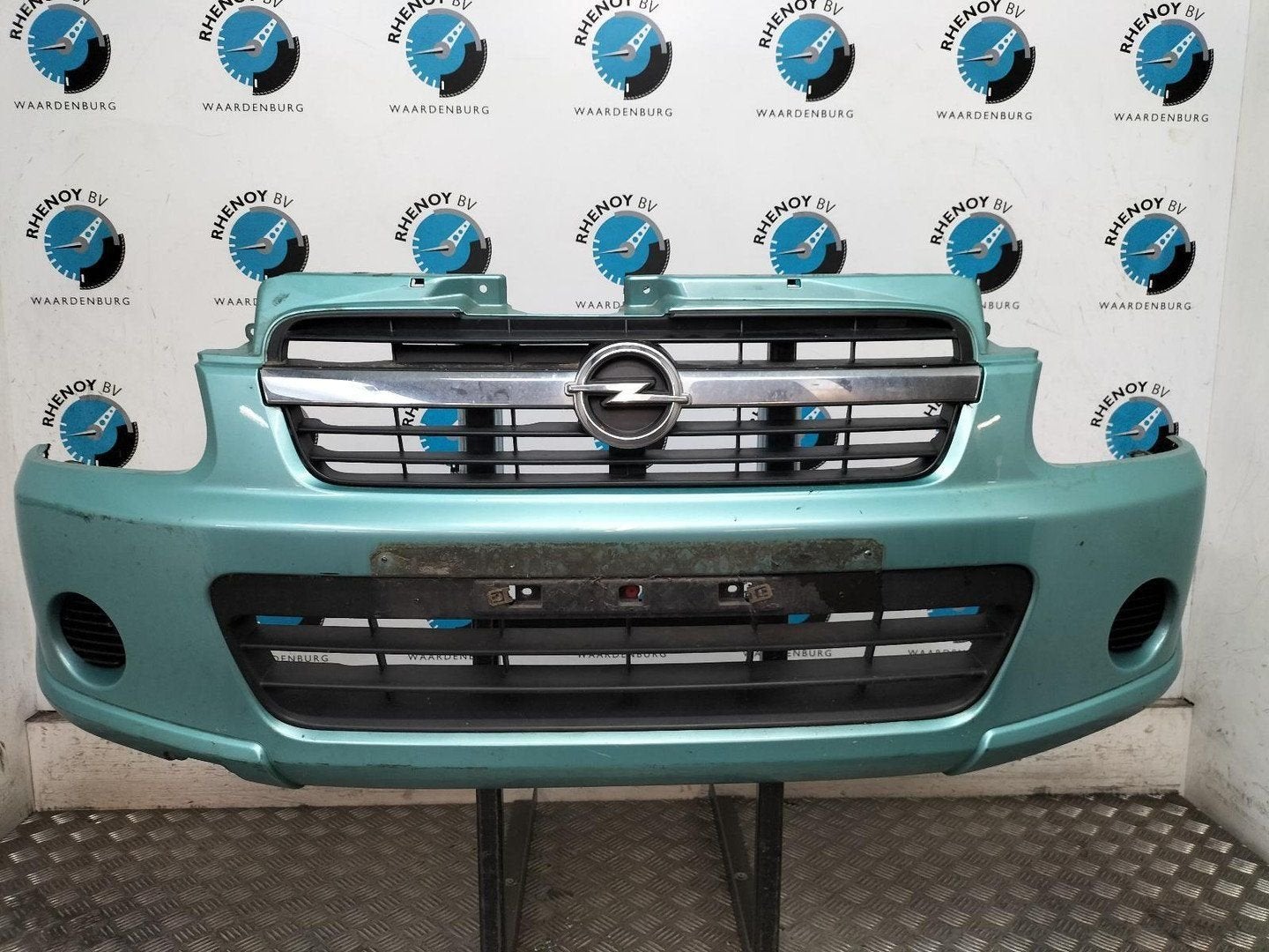 OPEL AGILA 1.0-12V Essentia  VOORBUMPER 2003, Gebruikt, Voor, Ophalen of Verzenden, Stiba lid