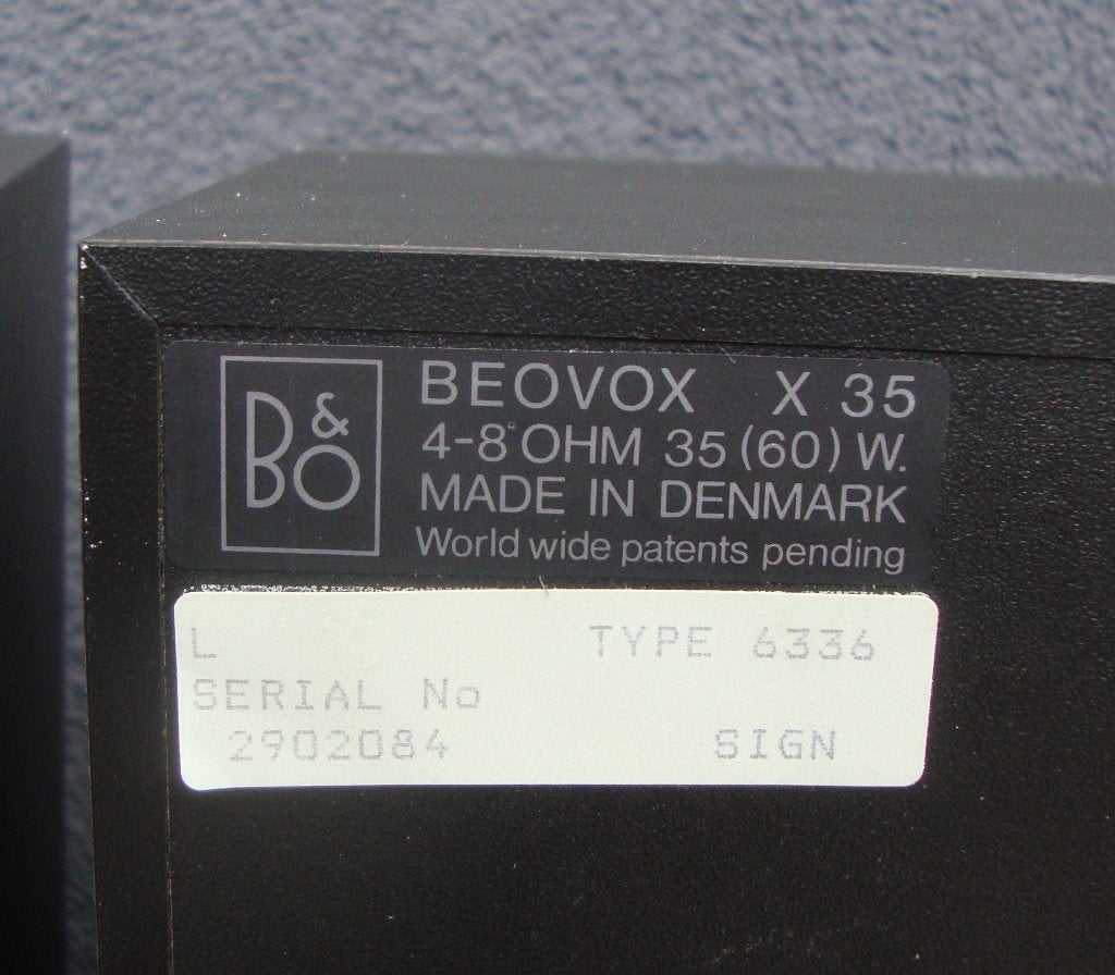 Bang & Olufsen Beovox X35 Boekenplank Luidsprekers, Audio, Tv en Foto, Inclusief kabels, Refurbished, Ophalen of Verzenden, 60 tot 120 watt