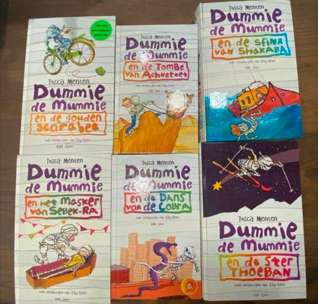 Dummie de Mummie deel 1 - 6, Ophalen of Verzenden, Gelezen