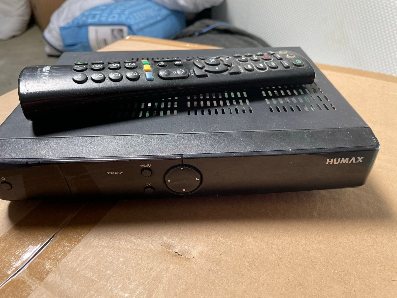 2 Ziggo ontvangers: Samsung en Humax (met accessoires), Audio, Tv en Foto, Ophalen of Verzenden, Gebruikt, Decoder